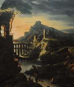 Theodore Gericault, One of a project set of four landscapes depicting times of the day,